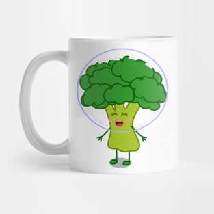 Cute Design Broccoli Vegetables Love Mug